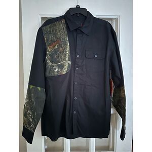 Mossy Oak Tallwoods elements Large button shirt Camo long sleeve